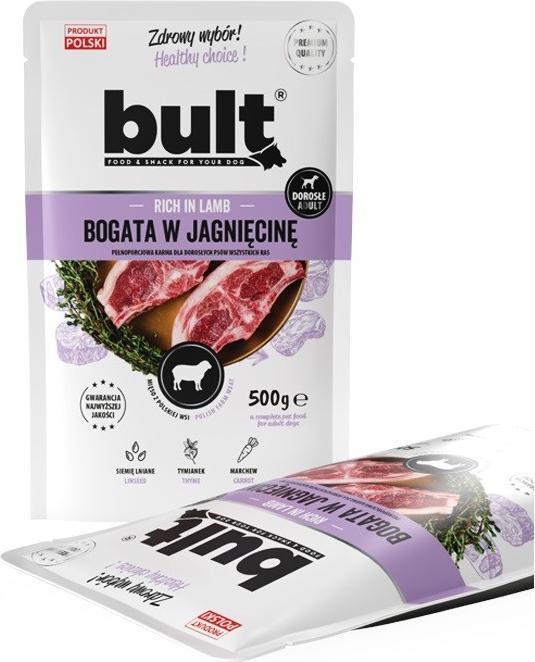 Image du produit Bult Saszetka mielonka bogata w jagnię.dla psa 100g (1 pcs, 100 g)