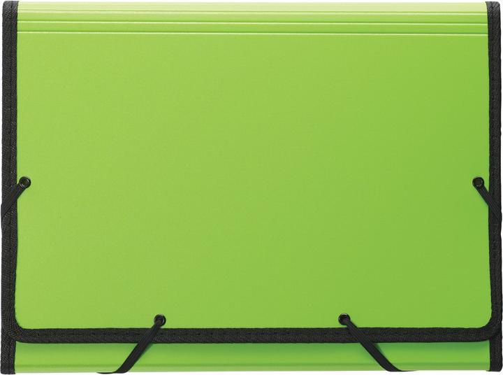 Actual product image Kolma Fan folder A4 superstrong 12 tabs green (A4, 1 x)