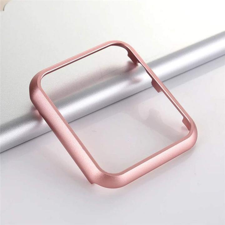 Produktbild Hermex Apple Watch 38mm Metall Hard Case Cover Hülle ROSÉGOLD / PINK