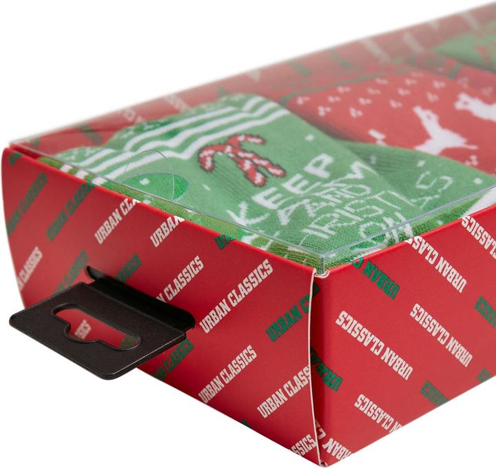 Actual product image Urban Classics Christmas Lama Socks 3-Pack (pack of 3, 39 - 42)