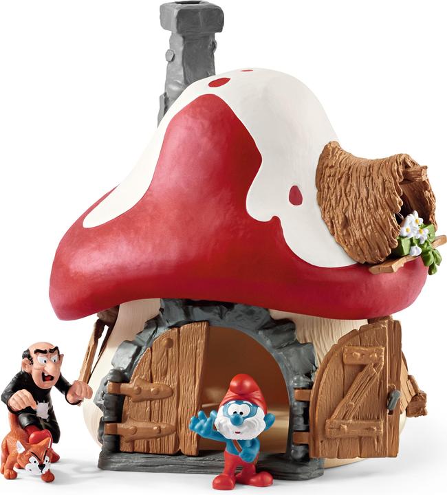 Produktbild Schleich Schlumpf Haus mit Schlümpfen