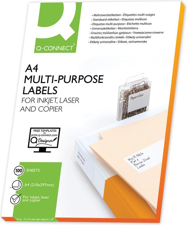 Produktbild Q-Connect Etiketten