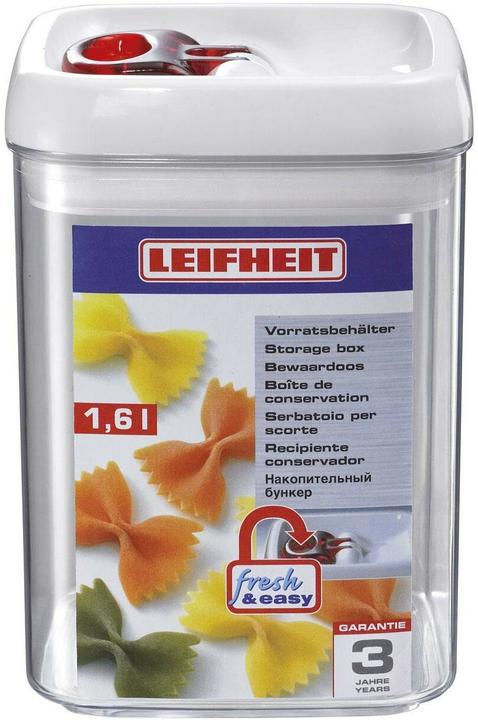 Actual product image Leifheit Storage container Fresh&Easy 1.6 litre square (1.60 l)