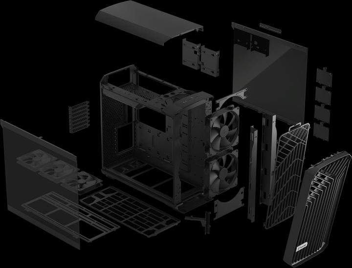 Image du produit Fractal Torrent Black TG Dark Tint (ATX, mATX, Mini-ITX, E-ATX, SSI EEB)