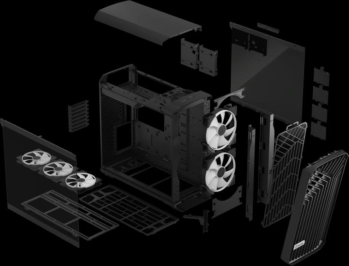 Actual product image Fractal Torrent RGB Black TG Light (SSI CEB, ATX, E-ATX, mATX, ITX, SSI EEB)