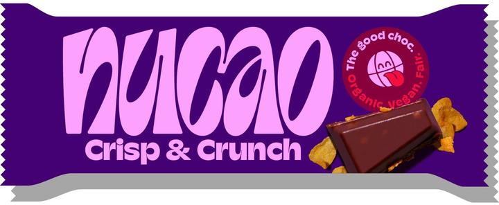 Actual product image Nucao Chocolate bar vegan Crisp & Crunch (33g) (34 g)