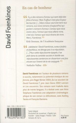 Produktbild En cas de bonheur (Französisch, David Foenkinos, 2012)