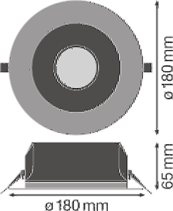 Image du produit Ledvance DL UGR19 DN155 PFM 14W/840 WT (1600 lm)