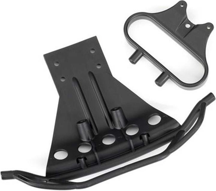Traxxas bumper + front bracket with led light mount for 2wd slash