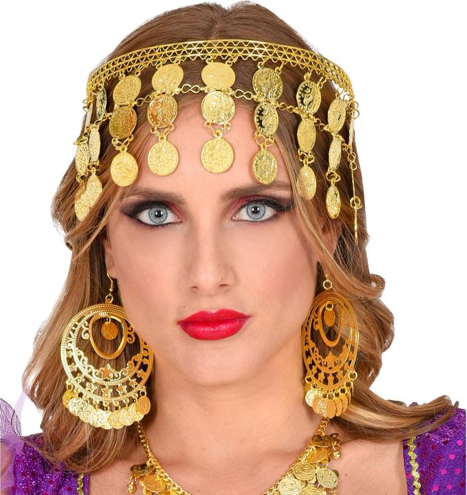 Actual product image Widmann 1001 Nacht Ohrringe Gold mit Münzen