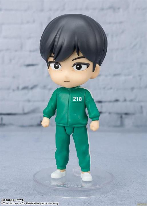 Actual product image Bandai Squid Game figurine Figuarts mini Sang-woo 9 cm