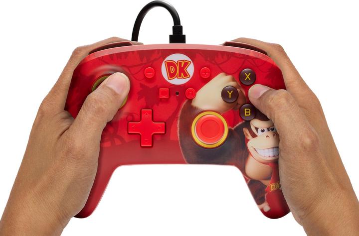 Actual product image PowerA Switch Controller Enhanced wired Donkey Kong Flex (Switch, Switch OLED)