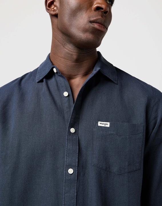 Actual product image Wrangler Leinenhemd 1 Pkt Shirt (S)