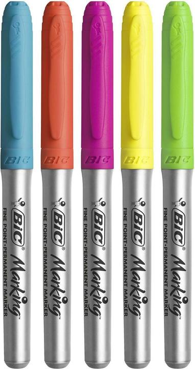 Produktbild Bic Intense (Orange, Gelb, Blau, Rosa, Hellgrün, 1.80 mm, 5 x)