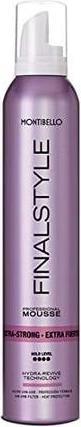Actual product image Montibello FINALSTYLE EXTRA STRONG FOAM Bardzo mocna pianka nawilżająca do stylizacji włosów 320ml (320 ml, Foaming agent)