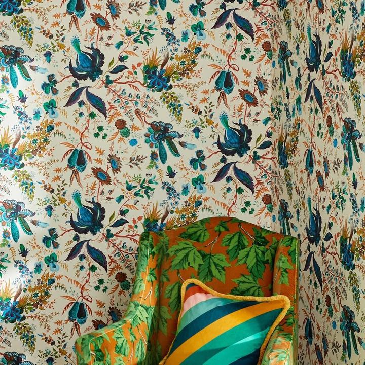 Actual product image Harlequin X Sophie Robinson Wonderland Floral Wallpaper