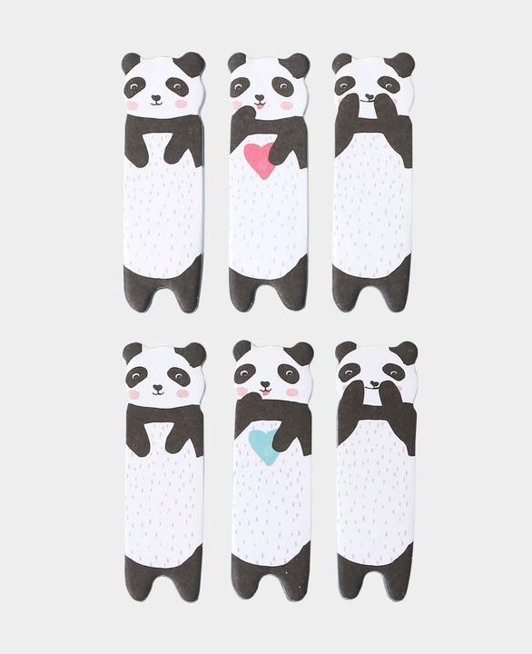 Image du produit I Am Creative Marqueur de page Panda 20 pièces (2 x 5 cm)