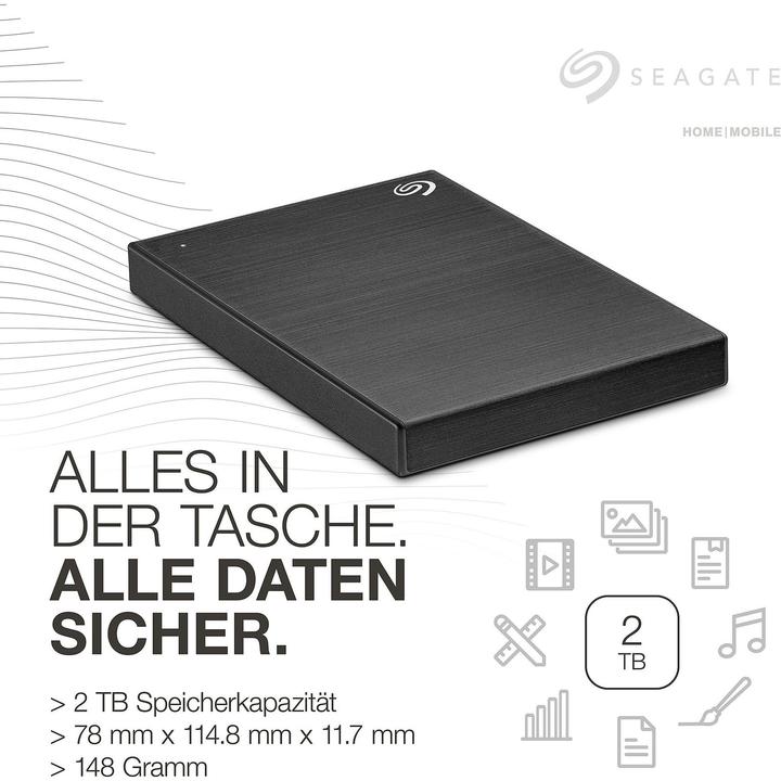 Actual product image Seagate One Touch with Password (2 TB)