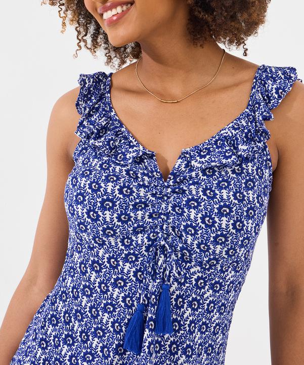 Actual product image Joe Browns Floral Tassel Trim Top
