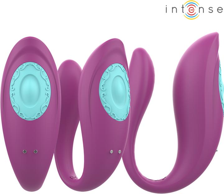 Image du produit Intense Annie Vibromasseur Et Stimulateur En U Violet Télécommande