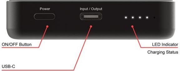Immagine prodotto Verbatim Charge 'n' Go Essentials (10000 mAh, 20 W, 37 Wh)