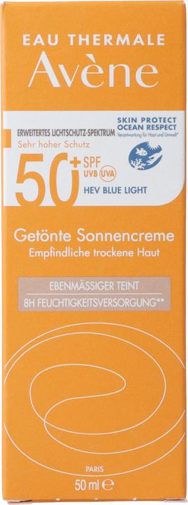 Image du produit Avène Crème teintée (Crème solaire visage, SPF 50, 50 ml, 68 g)