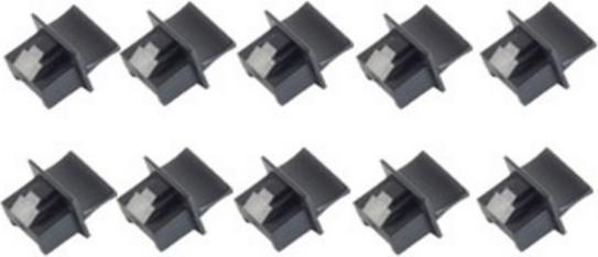 Shiverpeaks BS08-01021-10 10pcs Cache-poussière pour connecteur RJ45