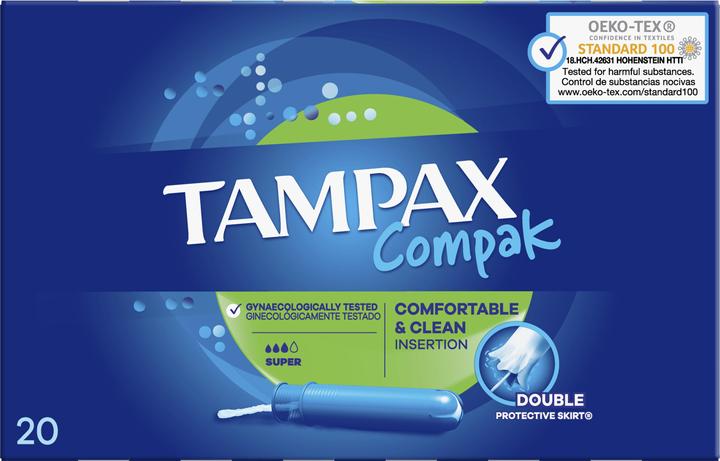Image du produit Tampax Compak Super (20 x, Large)