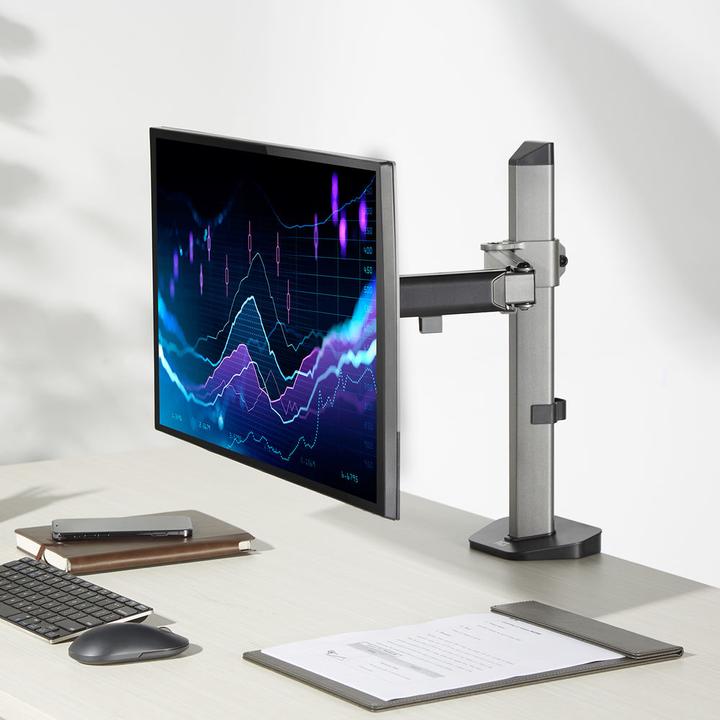 Produktbild Monitor Desk Mount, 1 screen up to 32ö, gray (Tisch, 32")