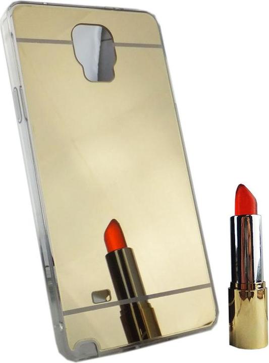 Produktbild König Design Handyhülle für Samsung Galaxy Note 4 Schutzcase Backcover Bumper Etuis Case Gold (Samsung Galaxy Note 4)