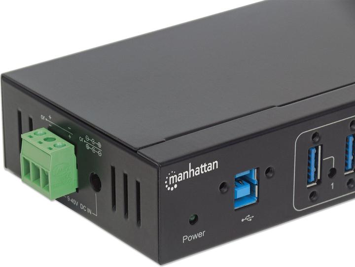 Produktbild Manhattan 7-Port Industrial USB 3.0 Hub (USB-B, 7 Ports)