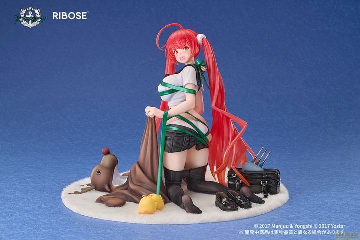 Ribose Azur Lane PVC Statue 1/6 Honolulu Manjuu Mischief Ver. 18 cm