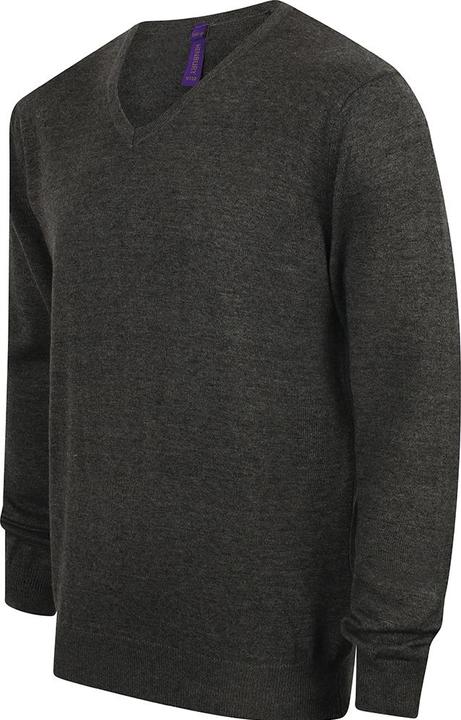 Produktbild Henbury FeinstrickPullover Sweatshirt mit VAusschnitt (XXL)