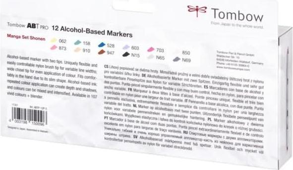 Immagine prodotto Tombow Penna a doppio pennello ABT Pro (Multicolore, 12 x)