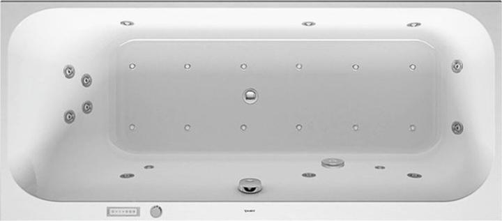 Duravit Rechteck-Whirlwanne HAPPY D.2 150 l 1700x700 we 1 RS li Combi-System E