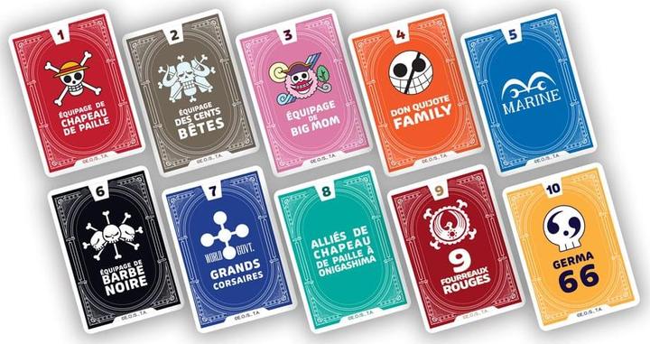 Immagine prodotto Topi games Gioco di carte di One Piece Battaglie di pirati *versione francese* (Francese)