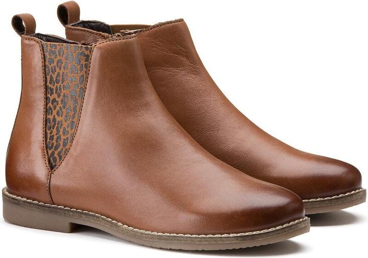 Immagine prodotto La Redoute Collections Stivali Chelsea in pelle con stampa leopardo (36)