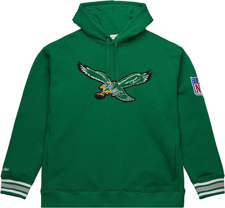 Mitchell & Ness Fleece Hoody STITCH Philadelphia Eagles - L (L)