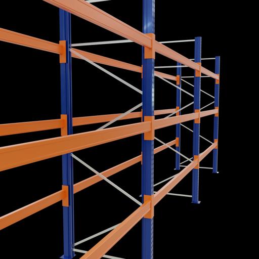 Actual product image Schulte Lagertechnik Pallet rack 3 bays á 2700 mm