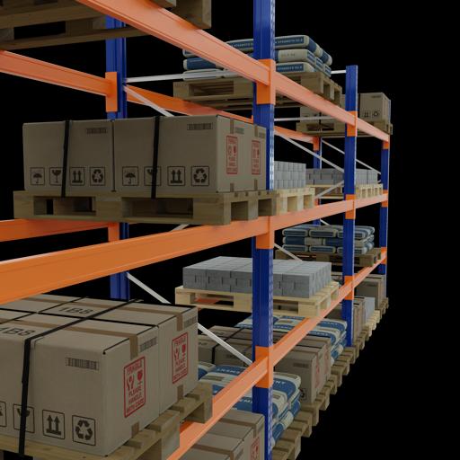 Actual product image Schulte Lagertechnik Pallet rack 3 bays á 2700 mm