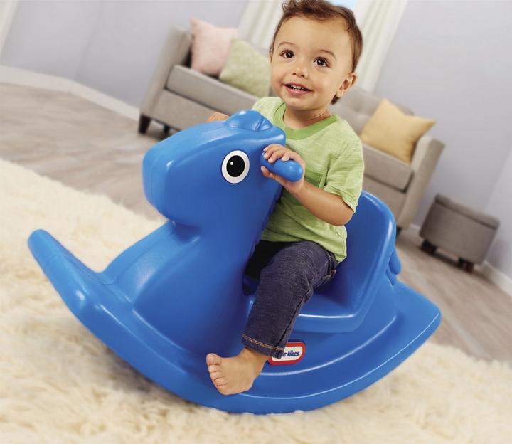Immagine prodotto Little Tikes Cavallo a dondolo in cartone blu 173950