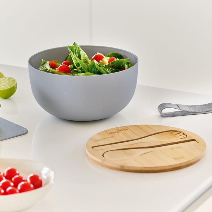 Produktbild Zeller Present Salatschüssel mit Besteck und Deckel (23.50 cm, 3 l, 1 x)