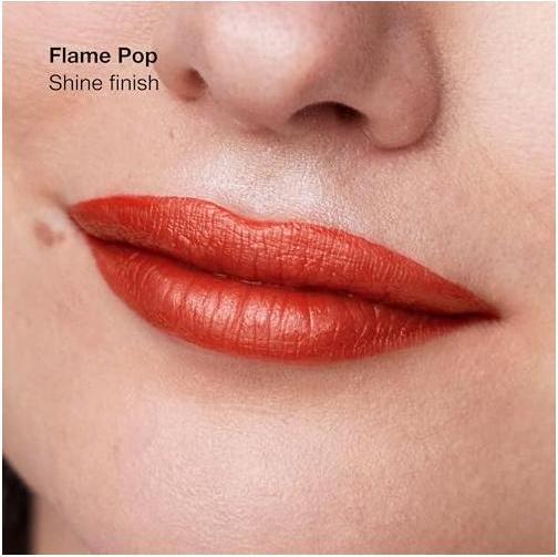 Produktbild Clinique Pop Longwear Lipstick Shine Rev it up Coral (Flame Pop)