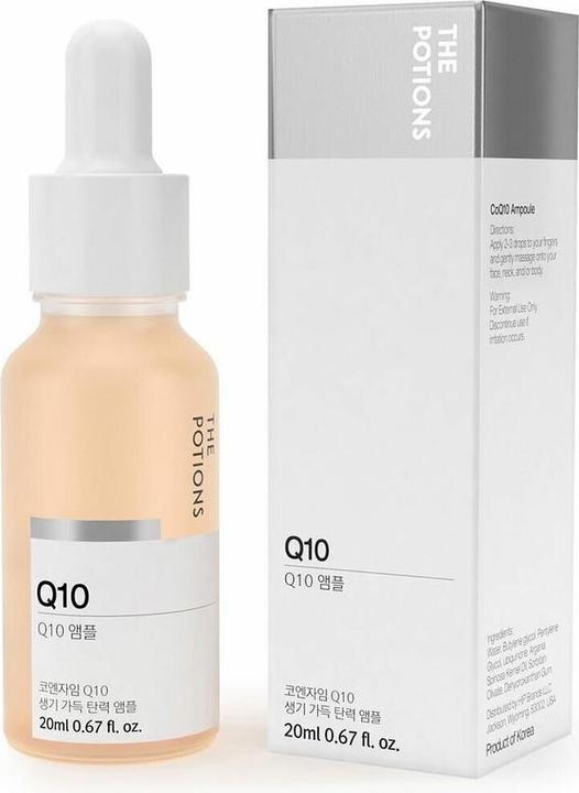 Actual product image The Potions THE POTIONS Q10 Ampoule przeciwzmarszczkowe serum do twarzy 20ml (20 ml)