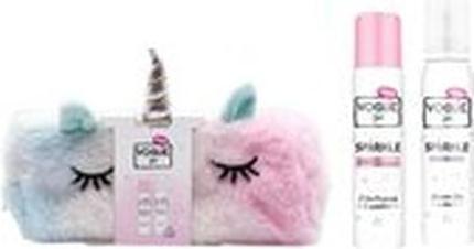 Immagine prodotto Vogue Set regalo ragazza scintillante con borsa da toilette Unicorno (Set trucco)