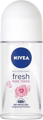 Actual product image NIVEA Ball Antiperspirant For Women Rose Touch 50 Ml (Roll-on, 50 ml)