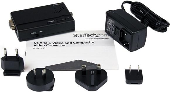 Immagine prodotto StarTech Da VGA A Composito O S-Video (Analogico -> Analogico)