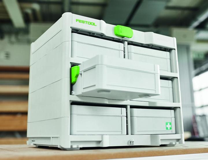 Actual product image Festool Systainer³ Rack SYS3-RK/6 M 337 set (6 pieces)