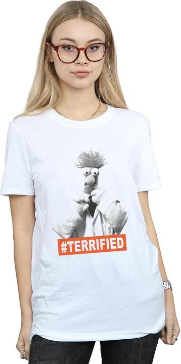 Immagine prodotto Disney The Muppets Beaker Terrified Maglietta Ampia Donna (4XL)