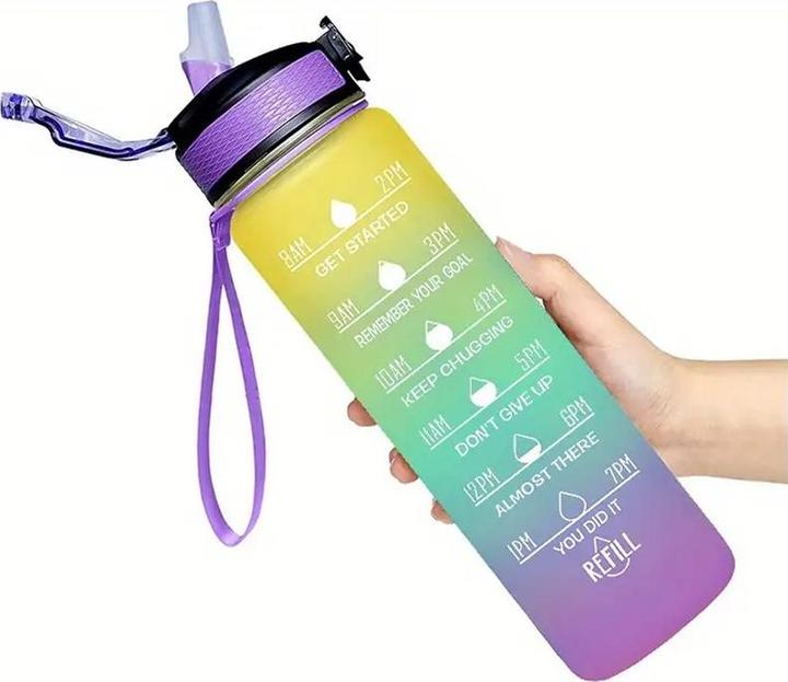 Image du produit ASMI Gourde anti-fuite avec design dégradé 1000 ml (1 l)